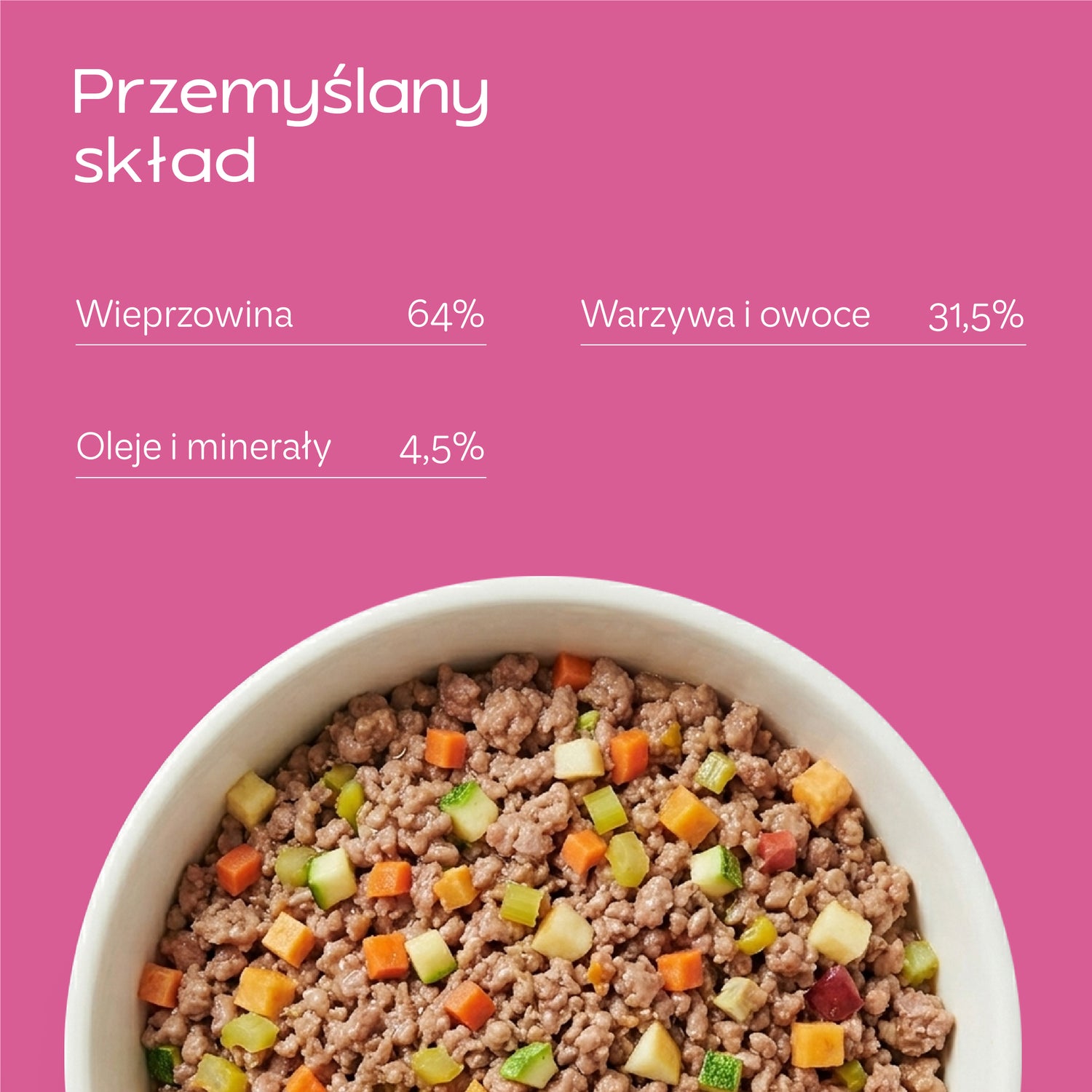 ADULT PORK ENERGY - wieprzowina z warzywami i jabłkiem