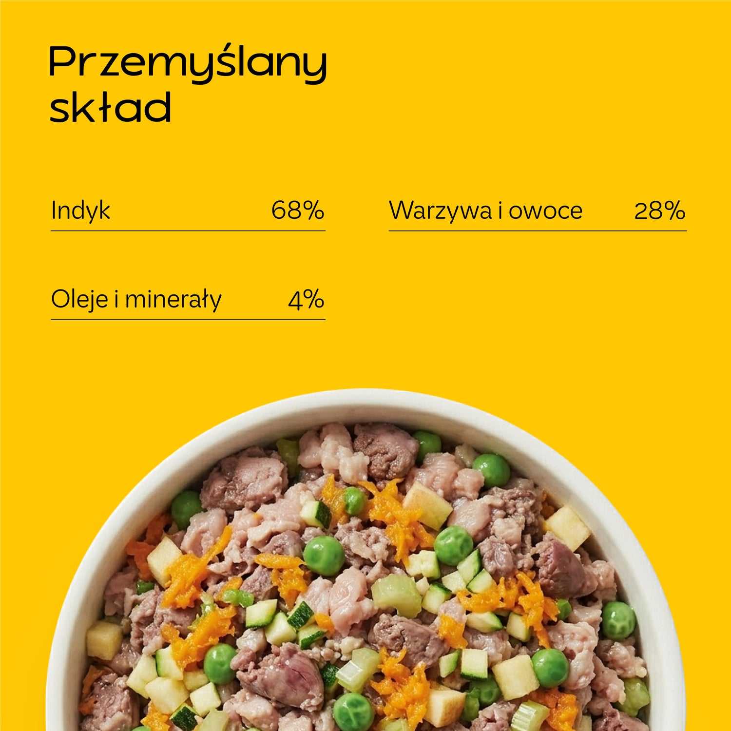 SENIOR TURKEY CARE - indyk z warzywami i borówkami